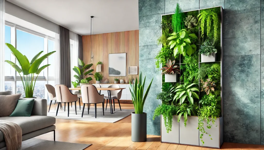 Visual Reference: Indoor Vertical Gardens For Apartments Space Saving Tips