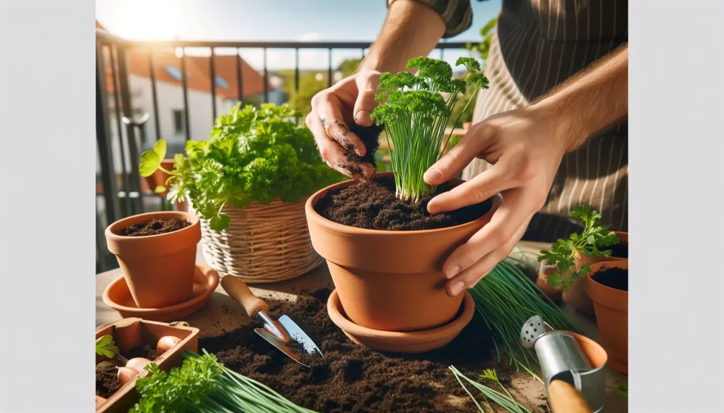 planting a container garden