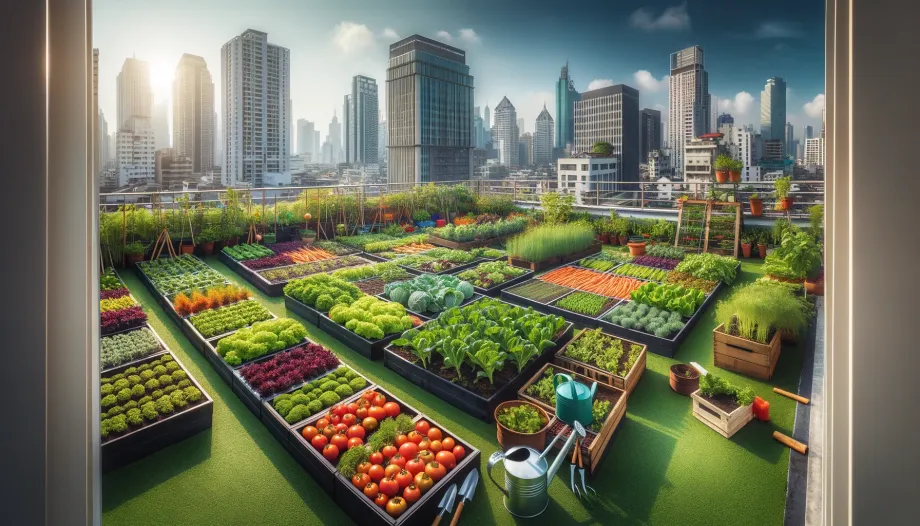 Rooftop Vegetable Garden