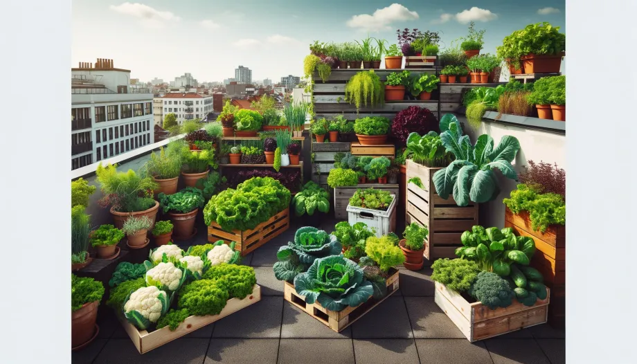 Rooftop Container Vegetable Gardening