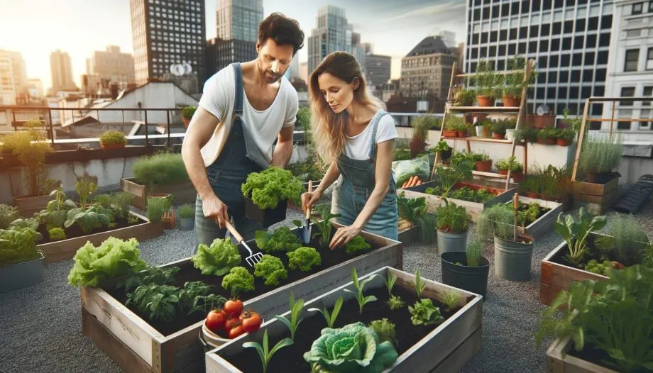Urban Rooftop Gardening - Make Your Own Soil Mix for Rooftop Gardens