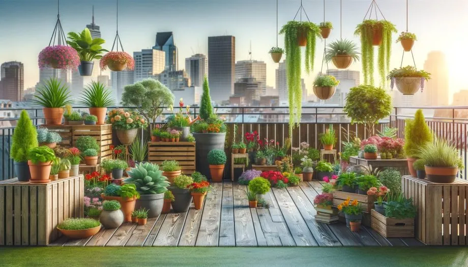 Rooftop Container Gardening Ideas