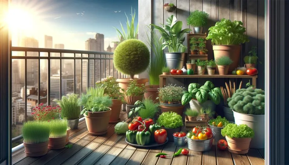 Sunny Balcony Gardening: