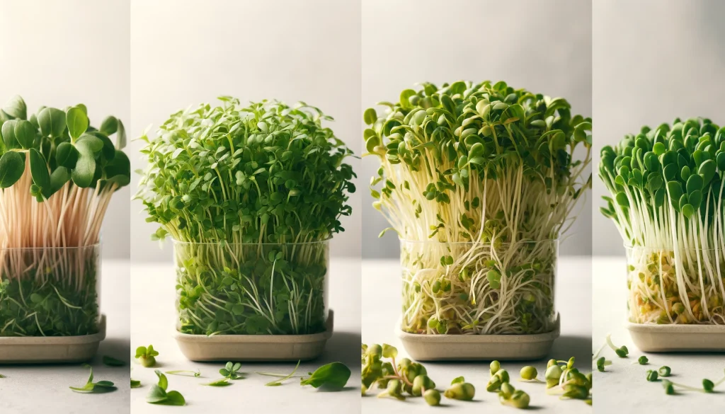 Microgreens vs Sprouts