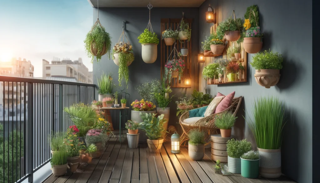 Choosing Pots for Limited Balcony Space.