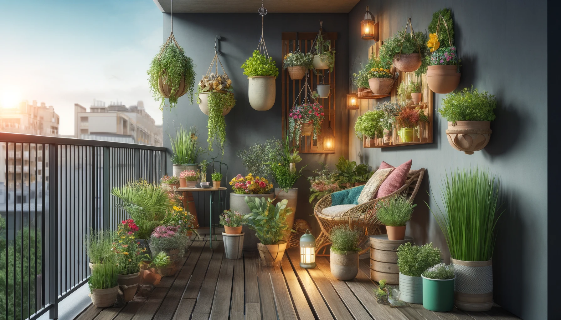 Choosing Pots for Limited Balcony Space.