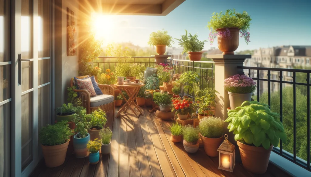 Sunny Balcony Gardening