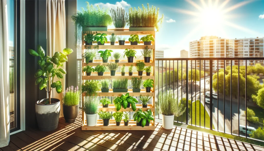 vertical herb garden