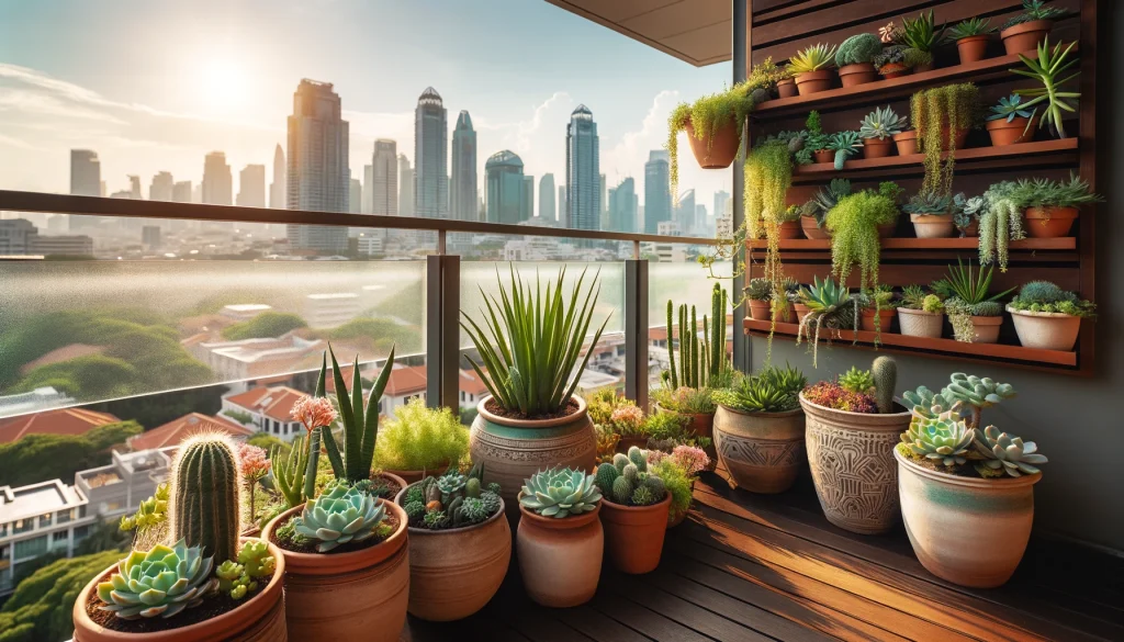 Drought-Tolerant Succulents - Low-Maintenance Balcony Plants
