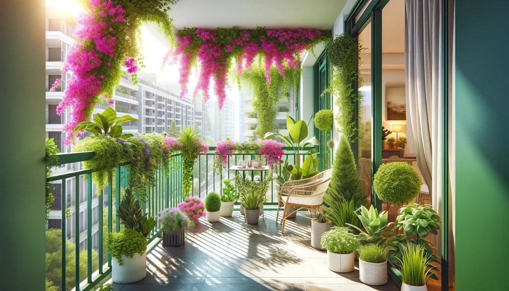 Selecting the Best Green Plants for Sunny Balconies