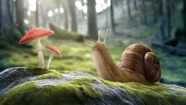 brown snail